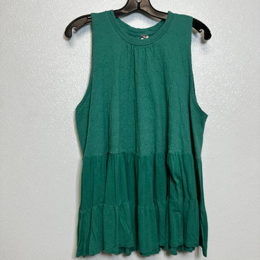 Top Sleeveless By Free People In Kelly Green, Size: M