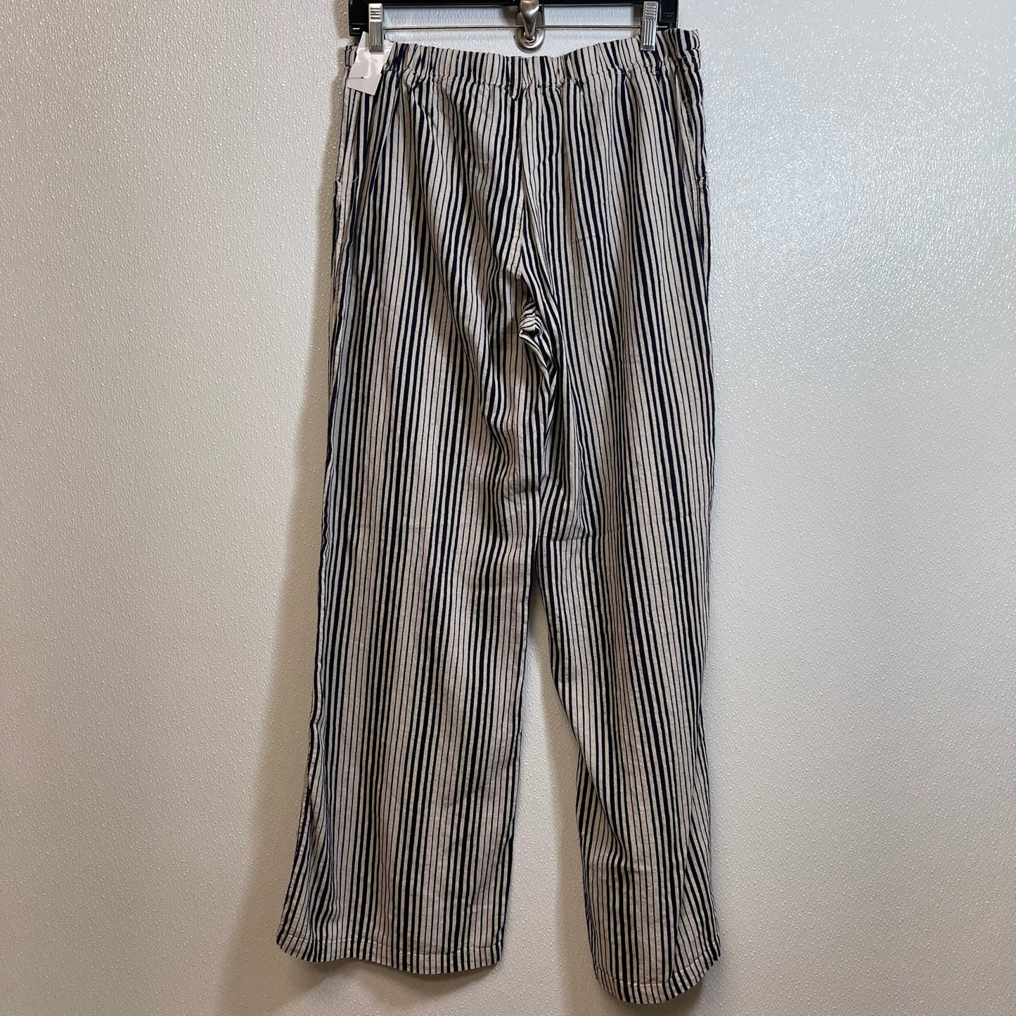 Pants Palazzo By Just Living In Striped, Size: L