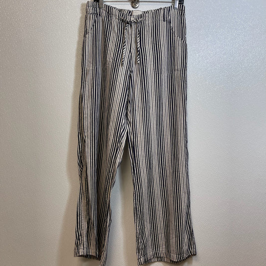 Pants Palazzo By Just Living In Striped, Size: L