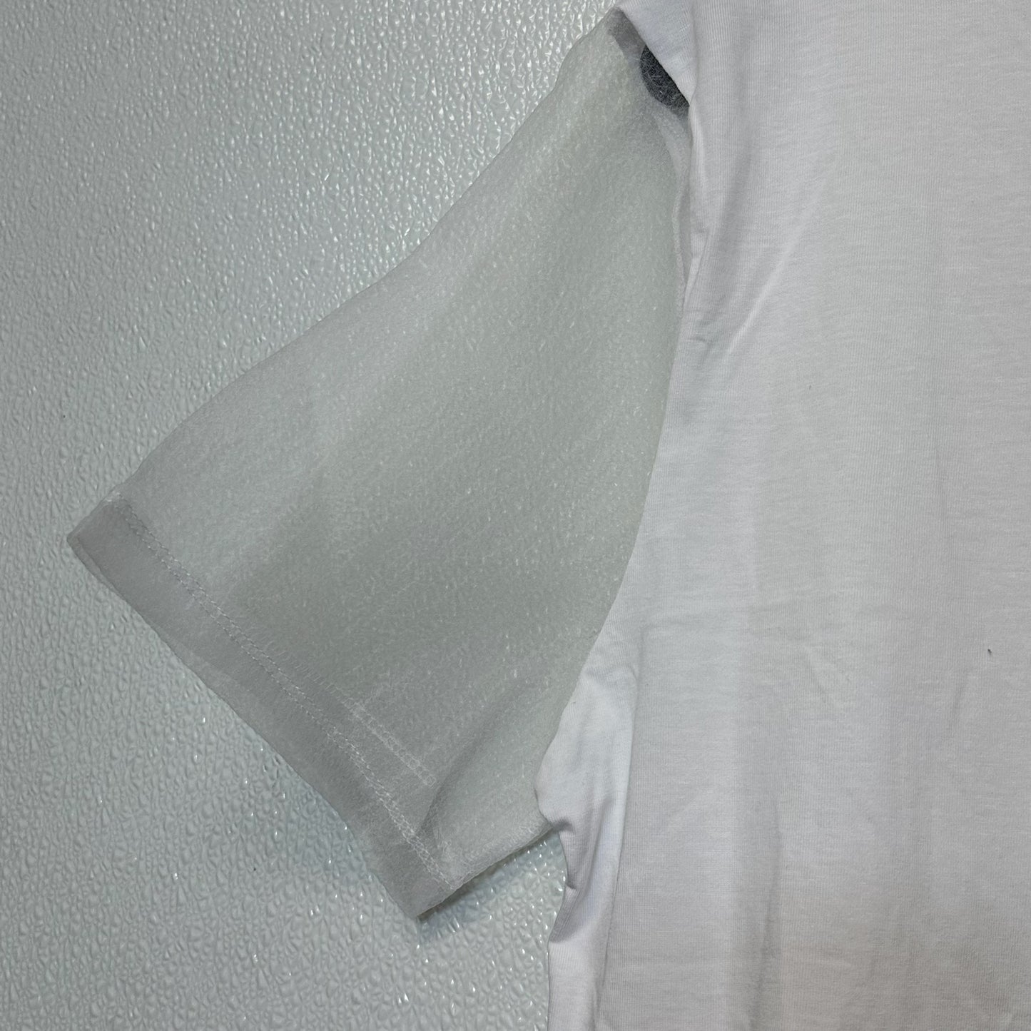 Top Short Sleeve By Zara In White, Size: L