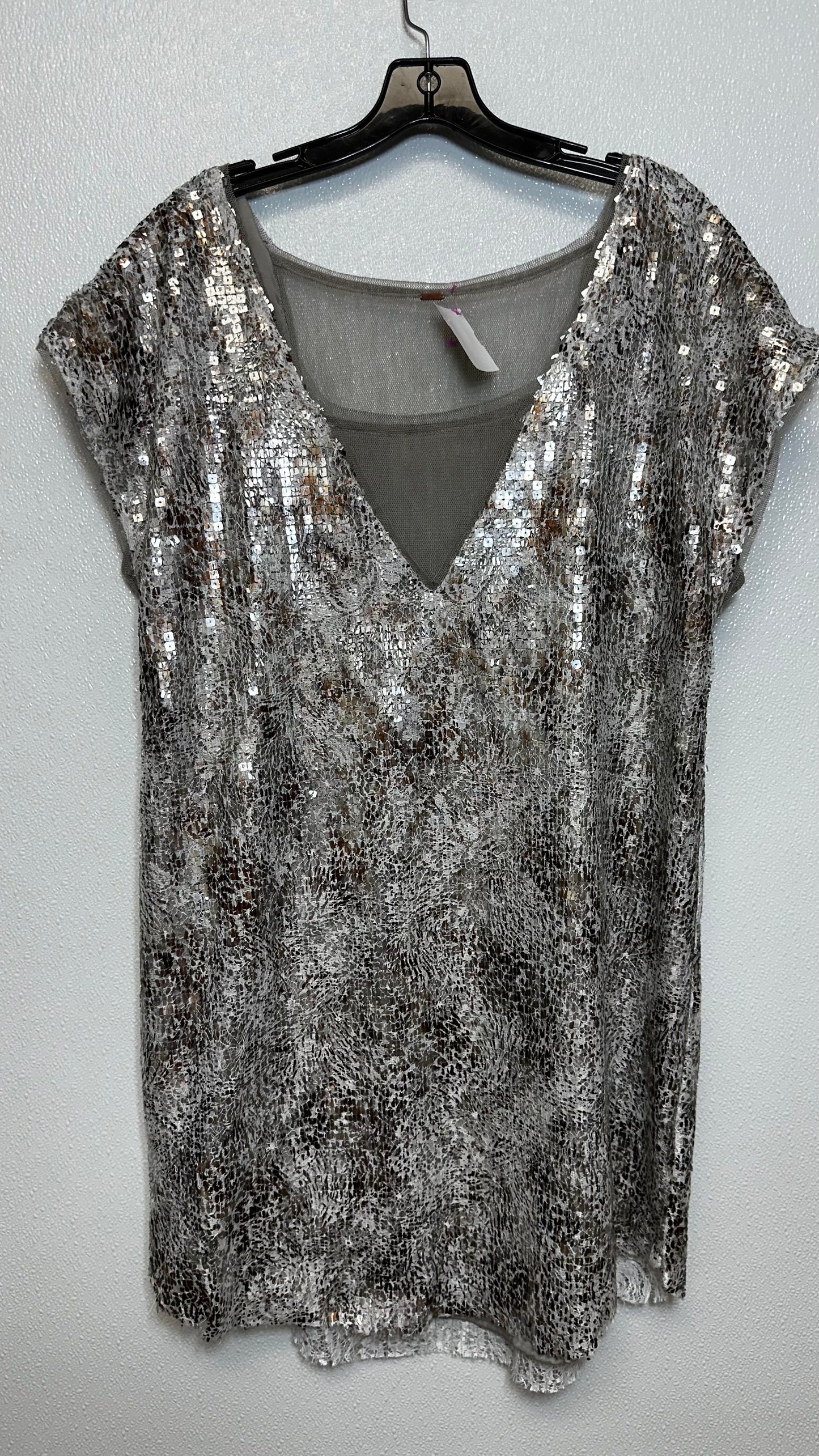 Dress Casual Short By Free People In Sparkles, Size: M