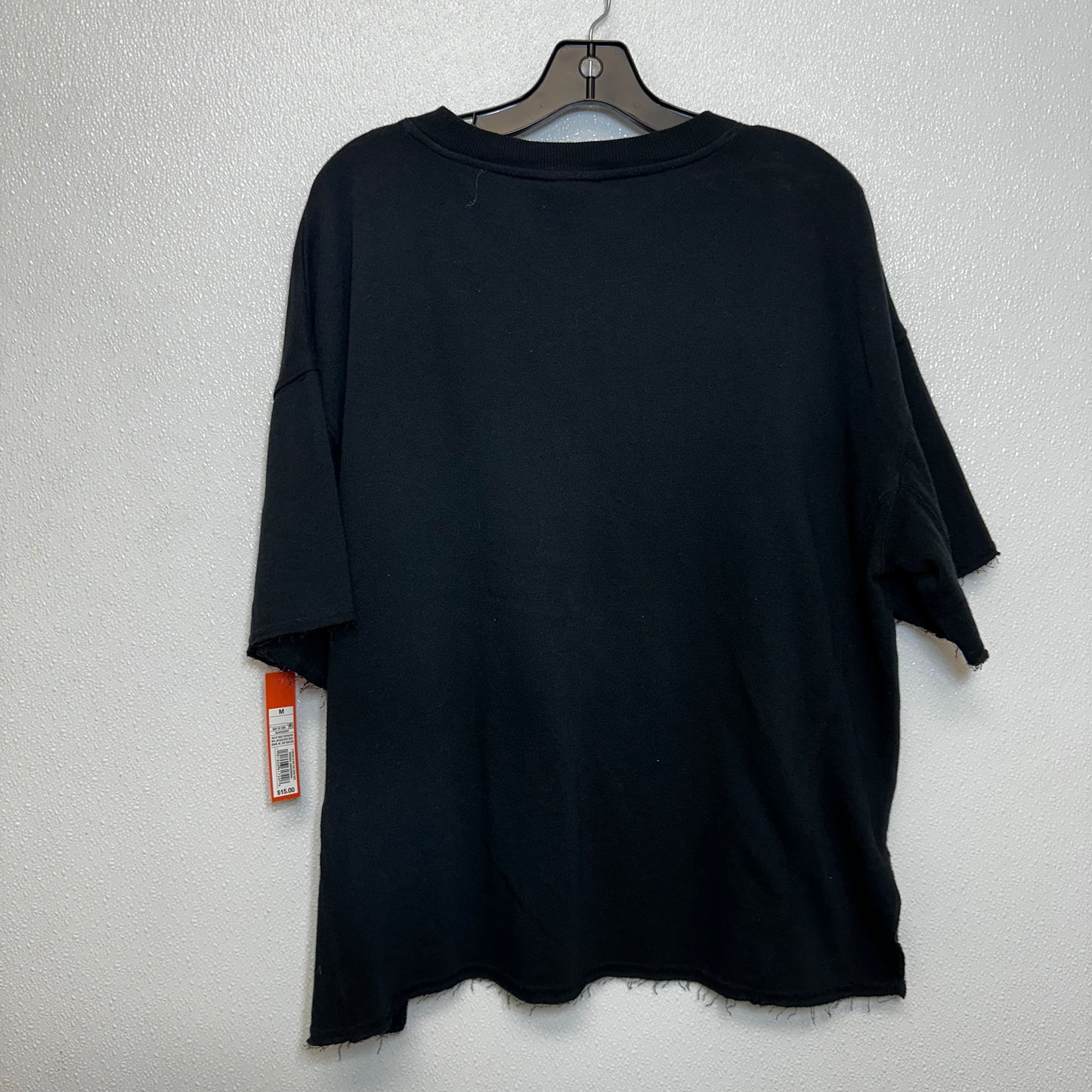 Top Short Sleeve By Colsie In Black, Size: M