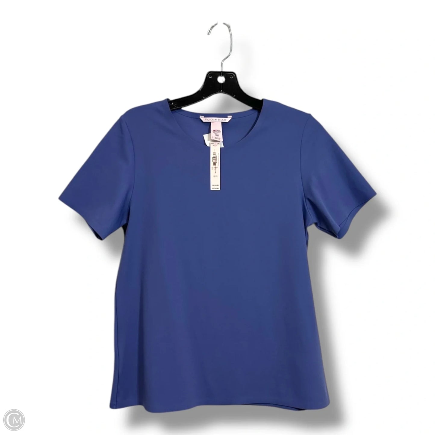Athletic Top Short Sleeve By Victorias Secret In Lavender, Size: Xl
