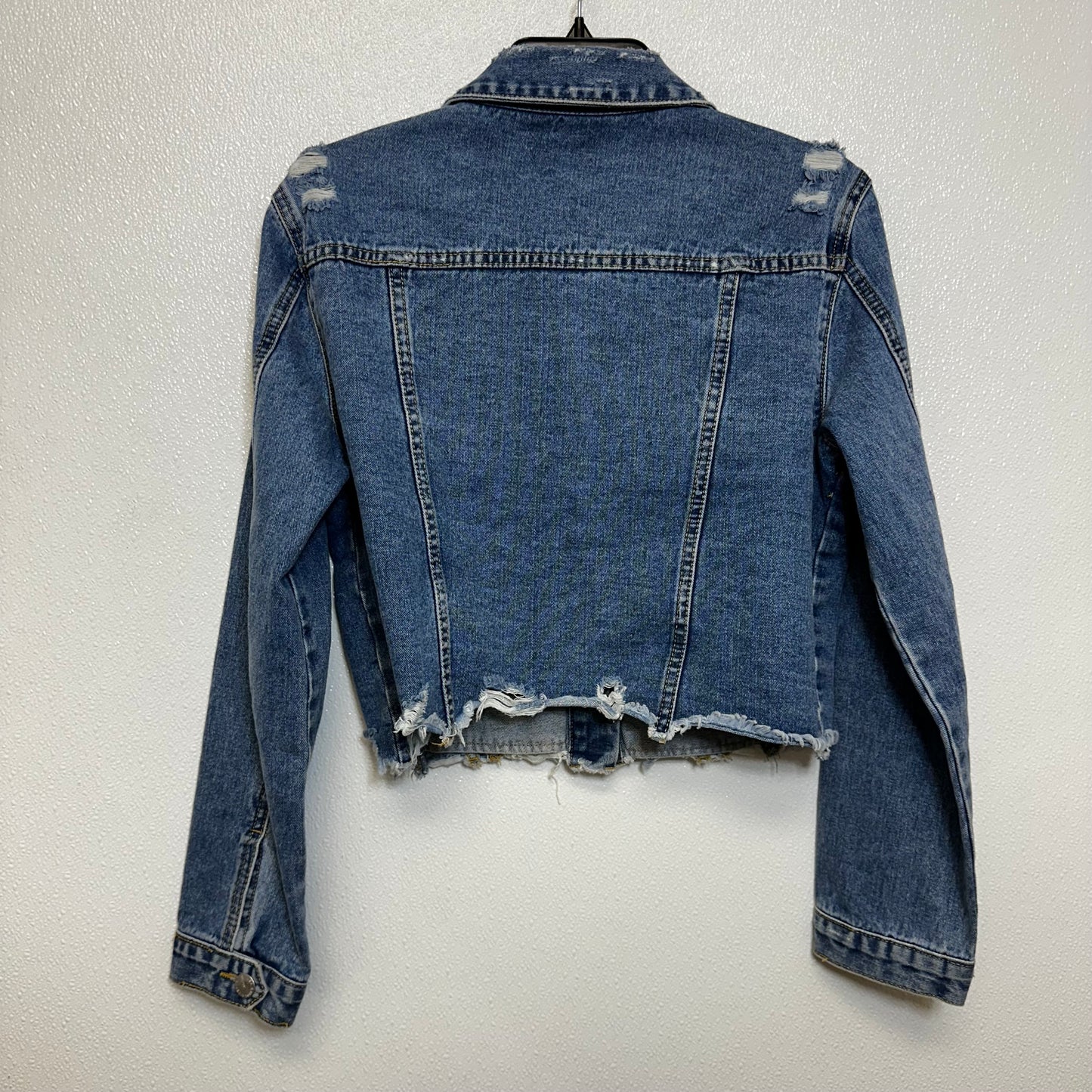 Jacket Denim By Clothes Mentor In Denim, Size: M