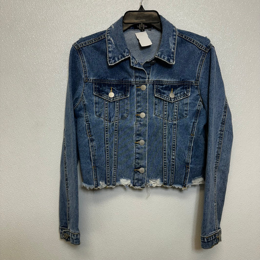 Jacket Denim By Clothes Mentor In Denim, Size: M