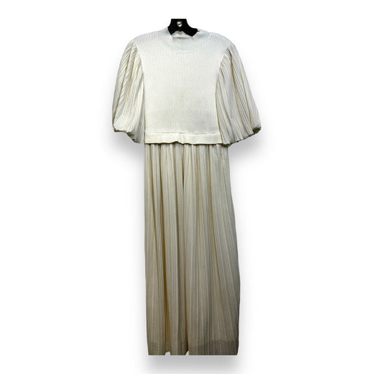 Dress Casual Maxi By English Factory In Cream, Size: Xs