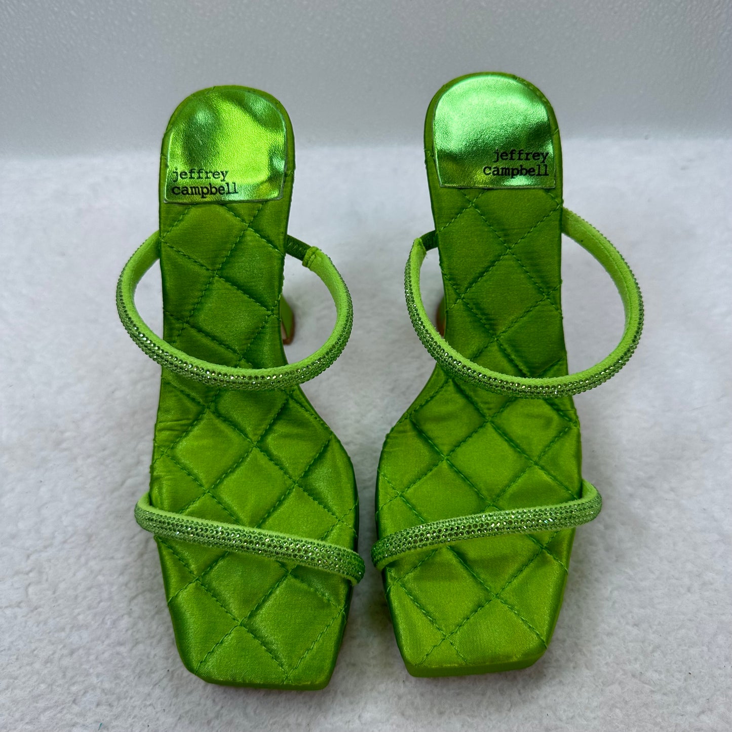 Green Shoes Heels Block Jeffery Campbell, Size 8