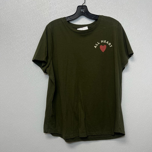 Top Short Sleeve By Sonoma In Green, Size: Xl