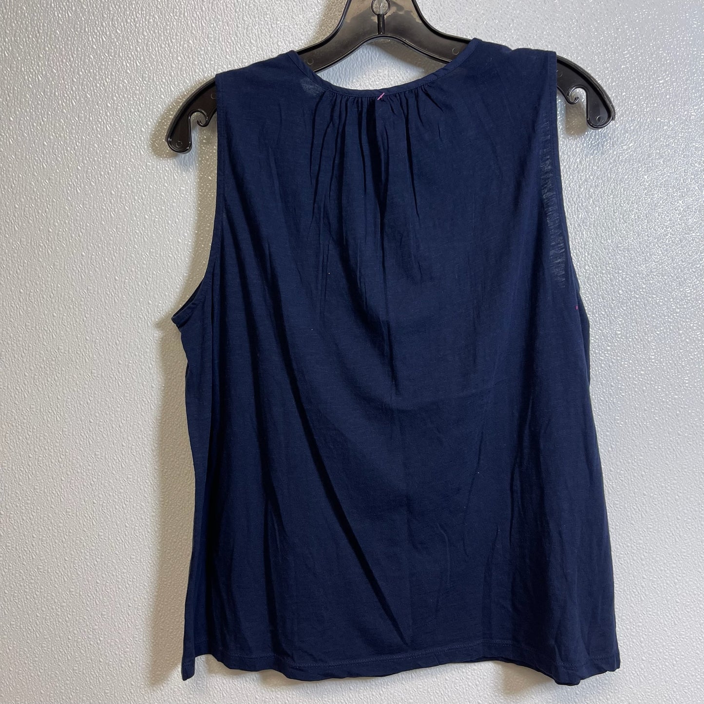 Navy Top Sleeveless Loft, Size M