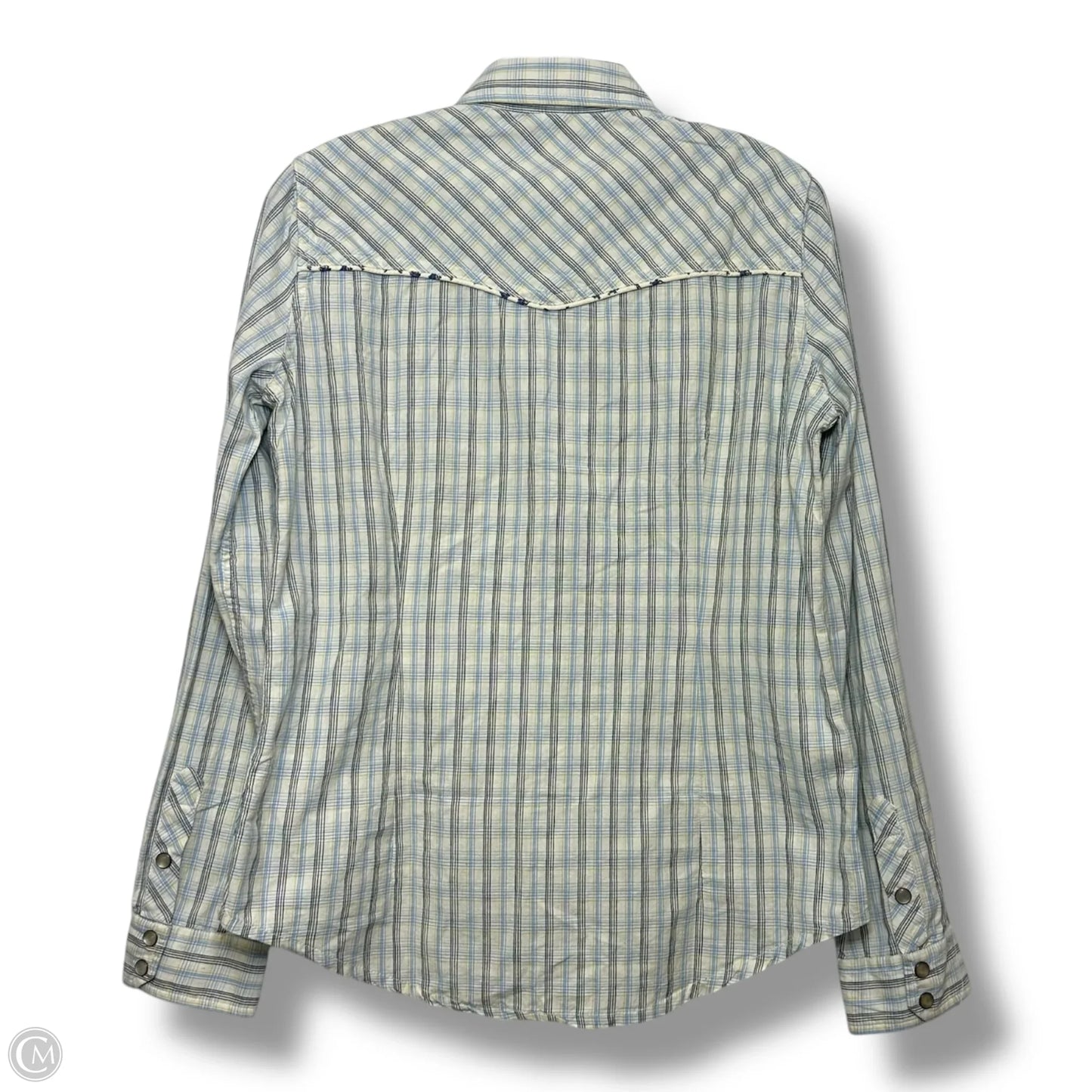 Top Long Sleeve By Carhartt In Plaid Pattern, Size: M