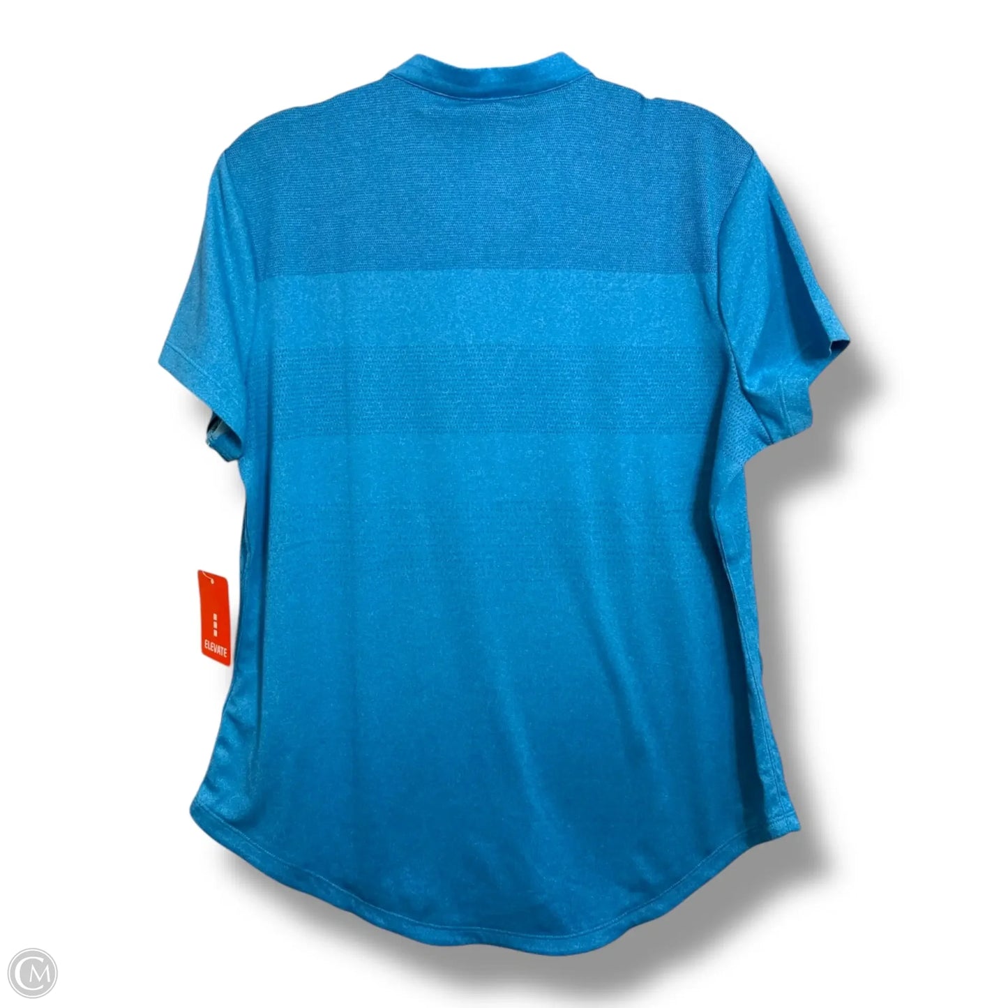 Athletic Top Short Sleeve By Clothes Mentor In Blue, Size: L