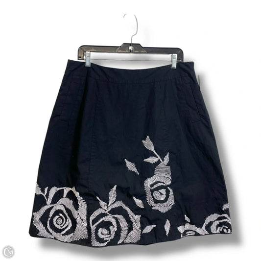 Skirt Midi By Liz And Co In Black, Size: 14