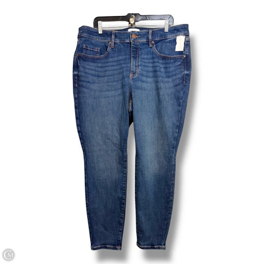 Jeans Straight By Lane Bryant In Blue Denim, Size: 18