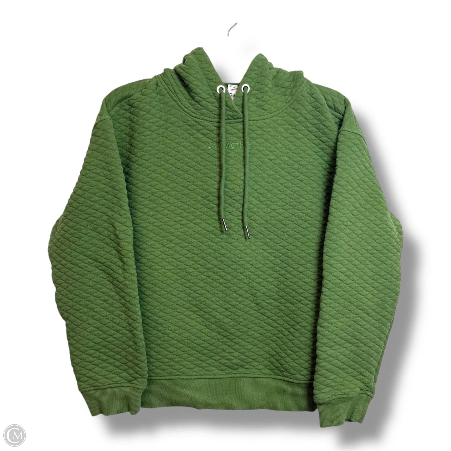 Athletic Sweatshirt Hoodie By Zyia In Green, Size: Xl