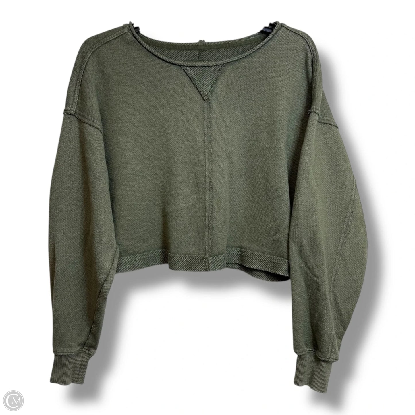 Sweatshirt Crewneck By Aerie In Green, Size: Xs