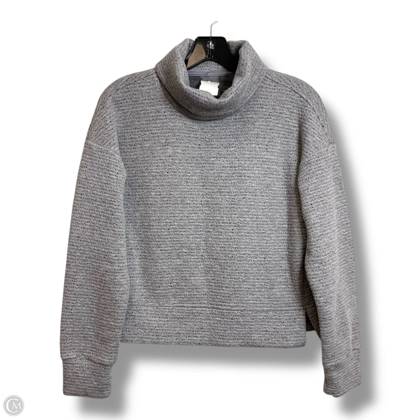 Athletic Sweatshirt Collar By Calia In Grey, Size: Xs