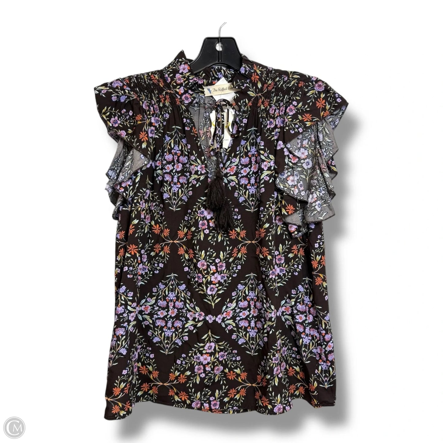 Top Sleeveless By Clothes Mentor In Brown, Size: S