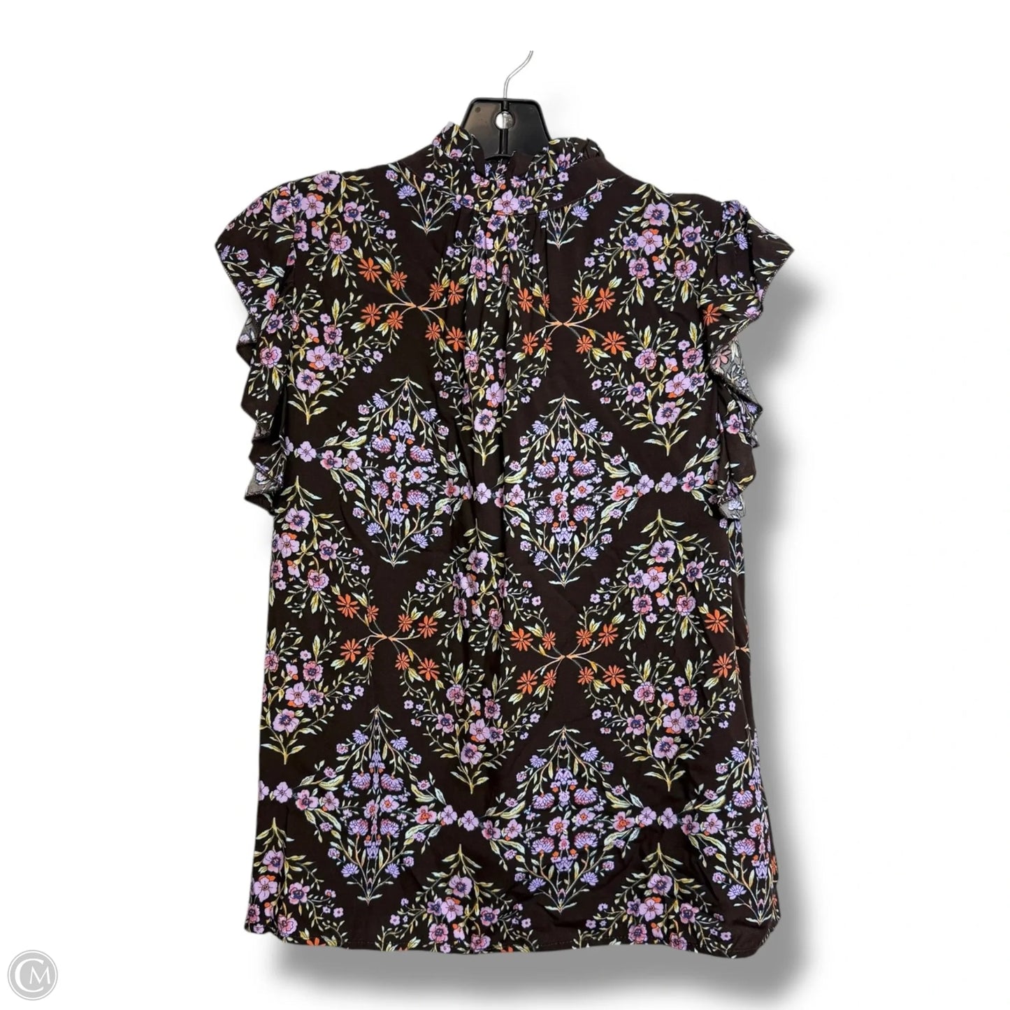 Top Sleeveless By Clothes Mentor In Brown, Size: S