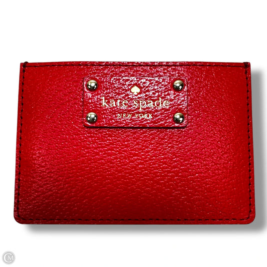Id/card Holder Designer By Kate Spade, Size: Small
