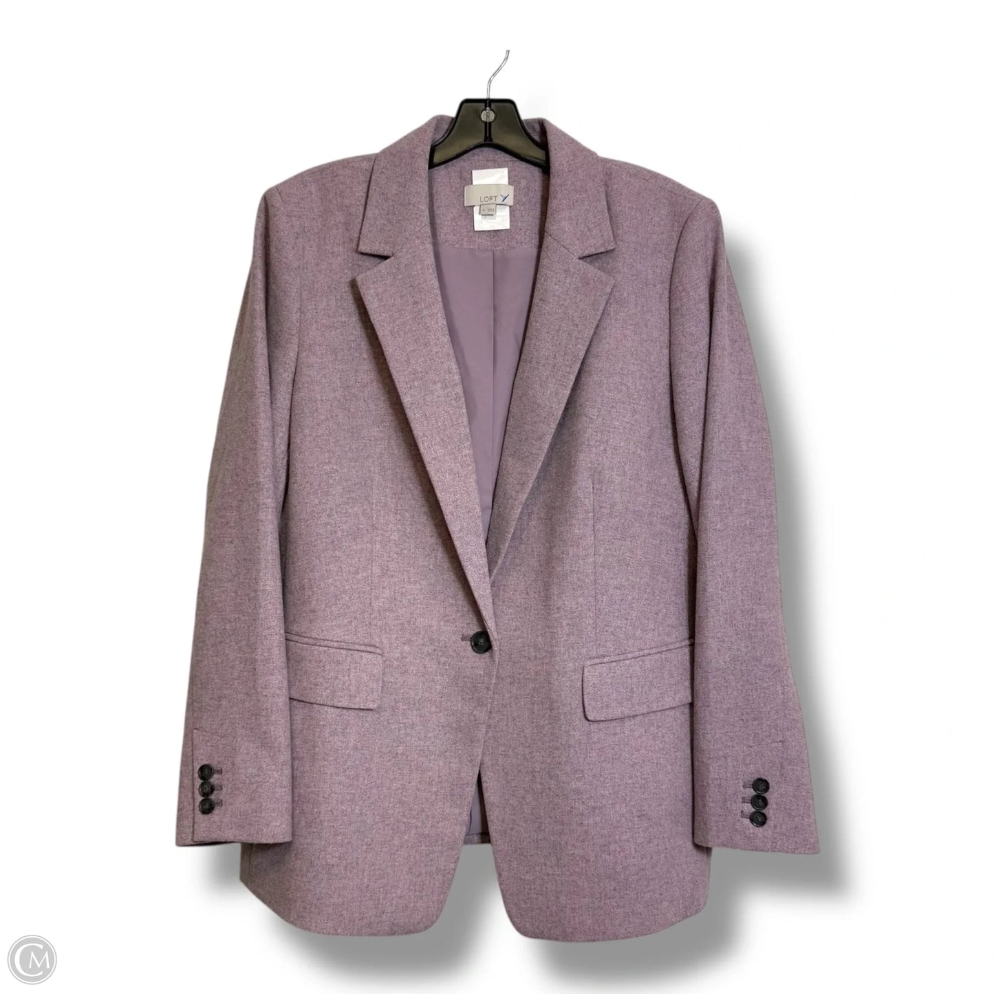 Blazer By Loft In Purple, Size: 14