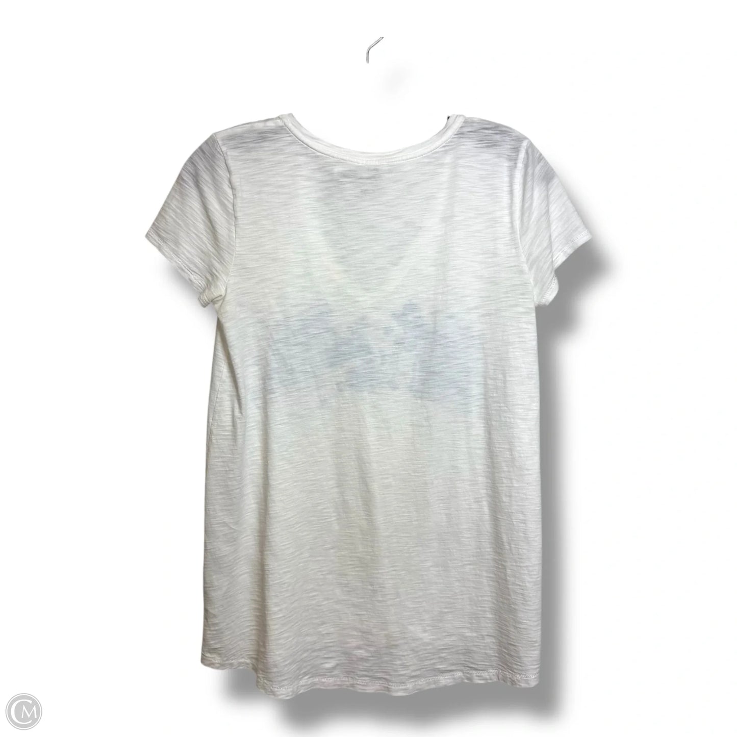 Top Short Sleeve Designer By Lilly Pulitzer In White, Size: Xs