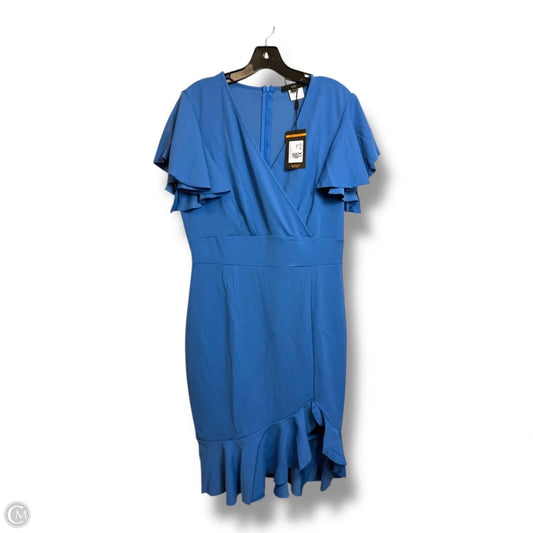 Dress Casual Short By Clothes Mentor In Blue, Size: Xl