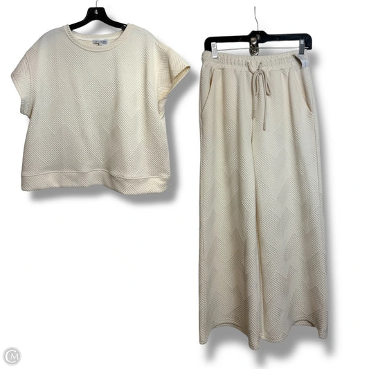 Pants Set 2pc By Clothes Mentor In White, Size: S