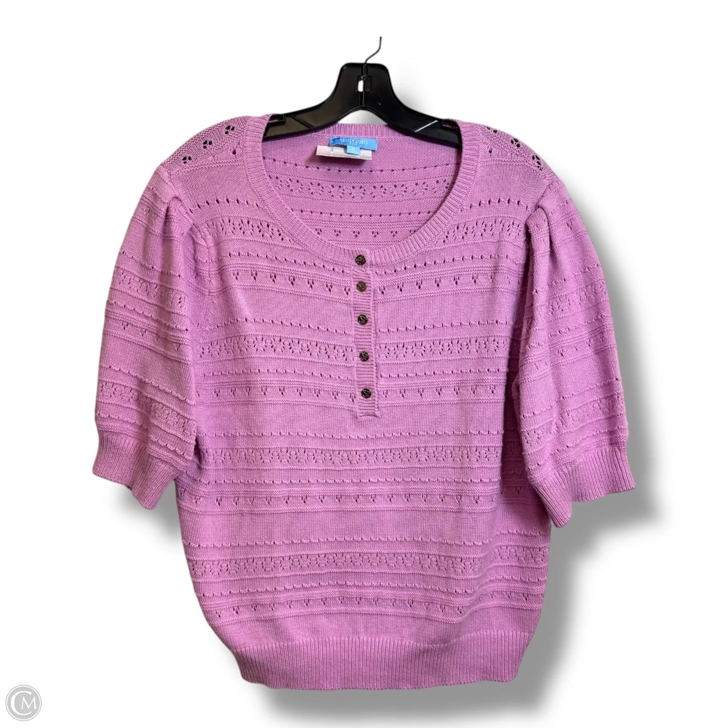 Top Short Sleeve By Draper James In Purple, Size: Xl