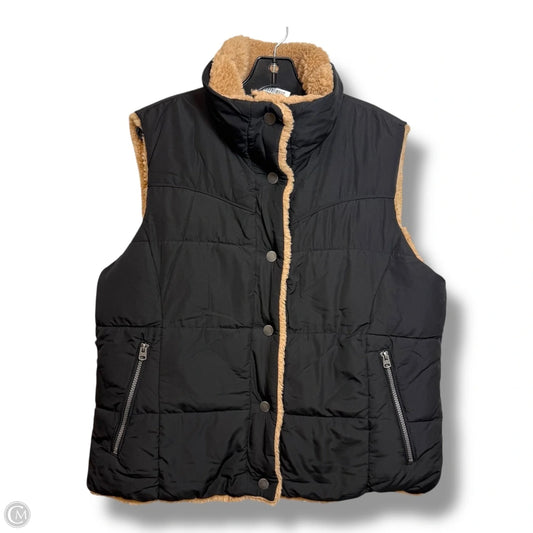 Reversible Vest Puffer & Quilted By Lucky Brand In Black, Size: L