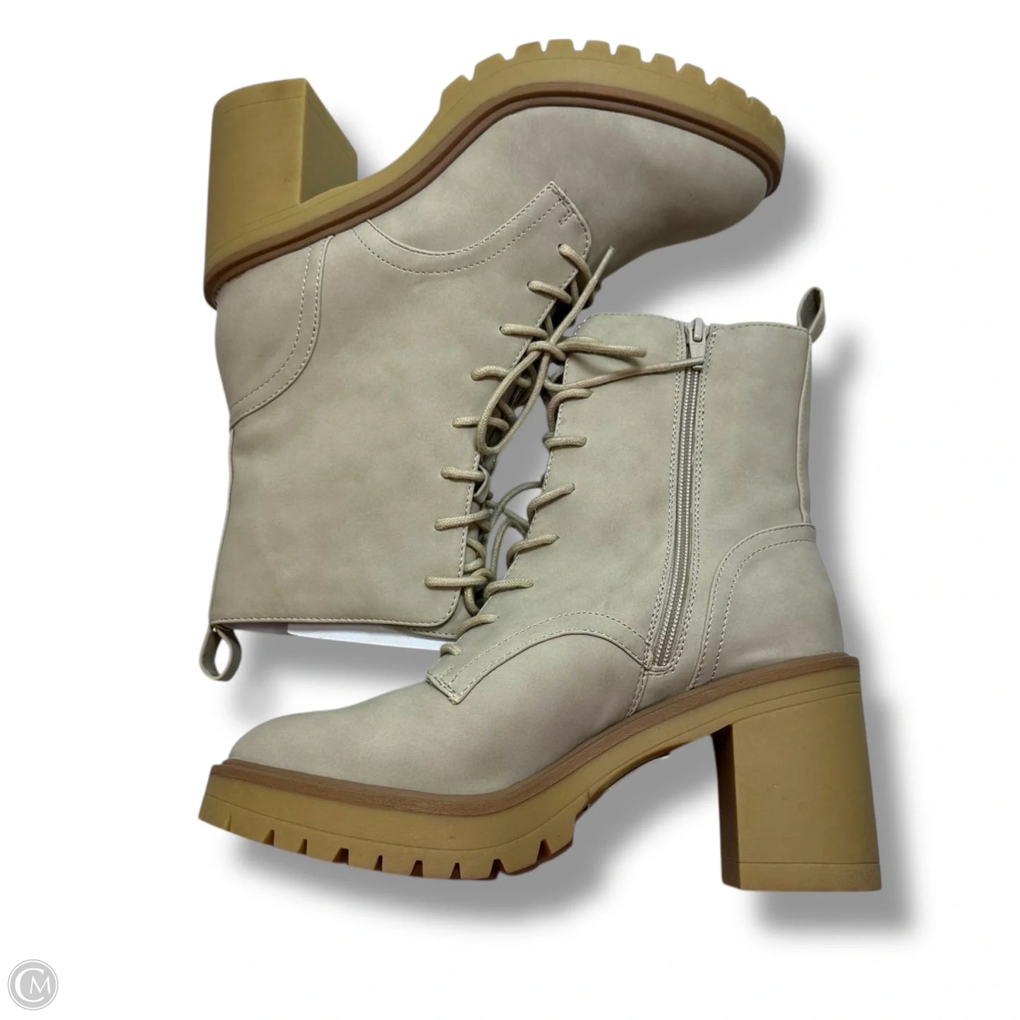 Boots Ankle Heels By Dolce Vita In Taupe, Size: 9.5