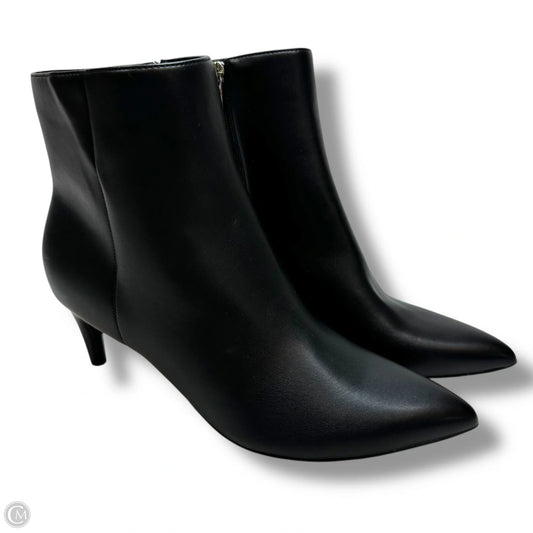 Boots Ankle Heels By Nine West In Black, Size: 9.5