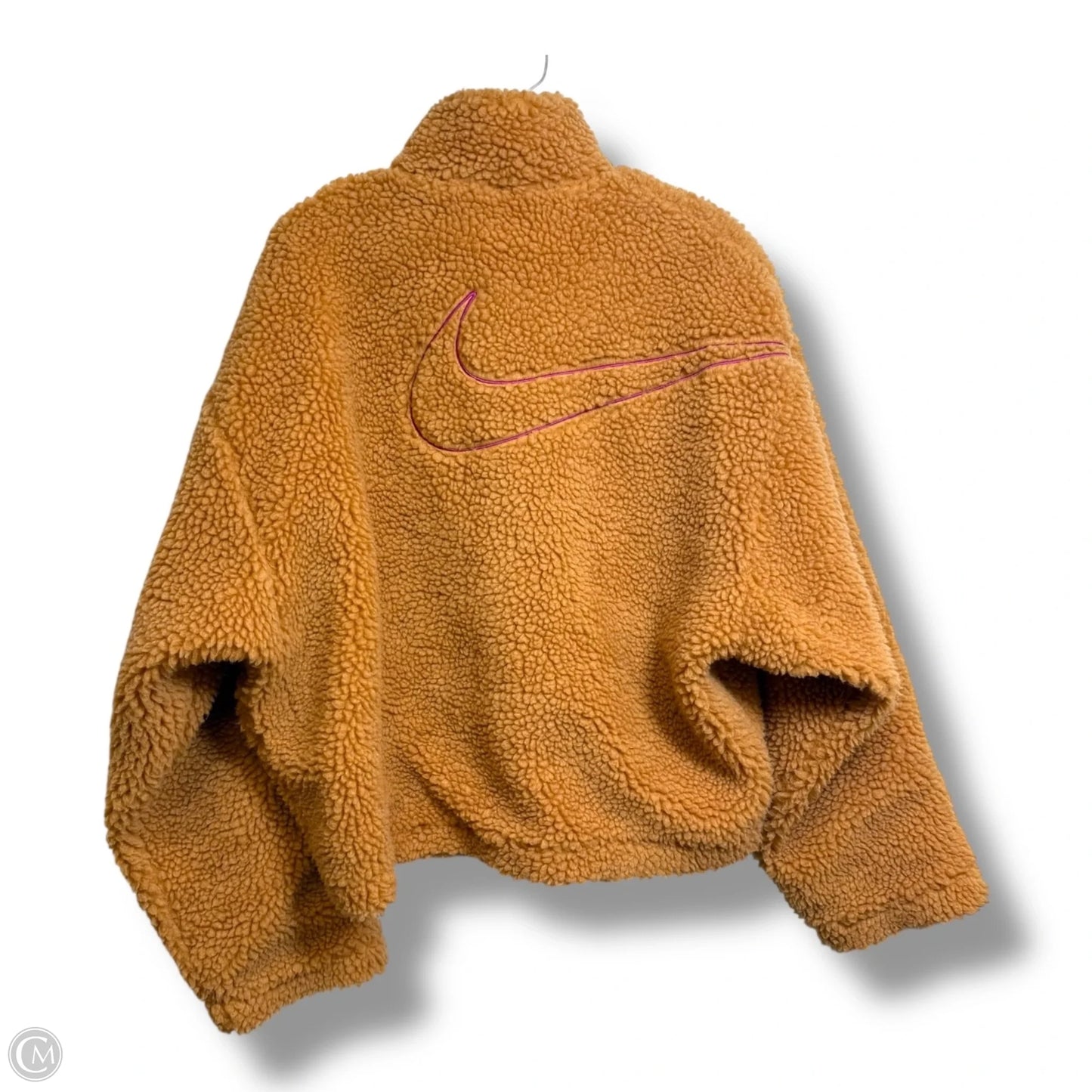 Jacket Faux Fur & Sherpa By Nike Apparel In Brown, Size: L