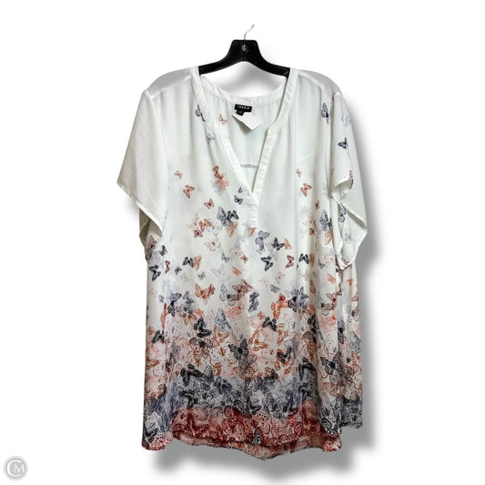 Top Short Sleeve By Torrid In White, Size: 5