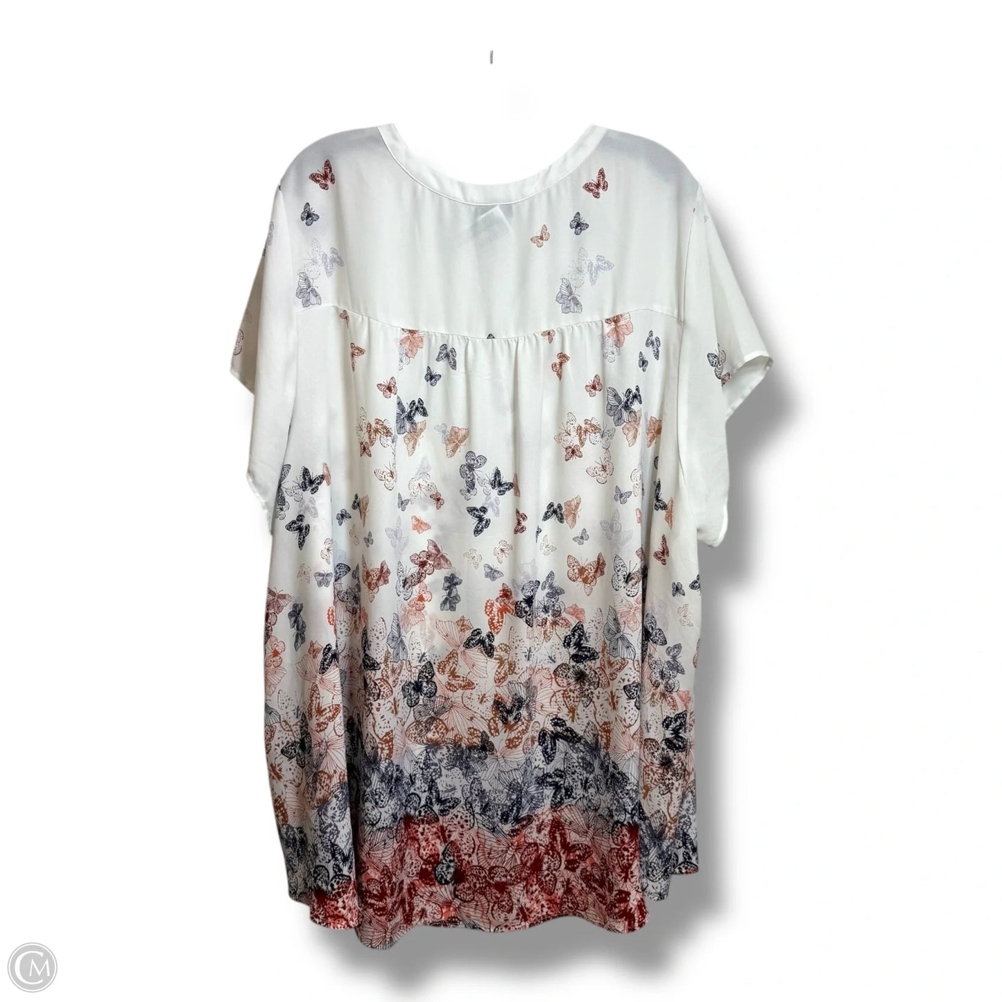 Top Short Sleeve By Torrid In White, Size: 5