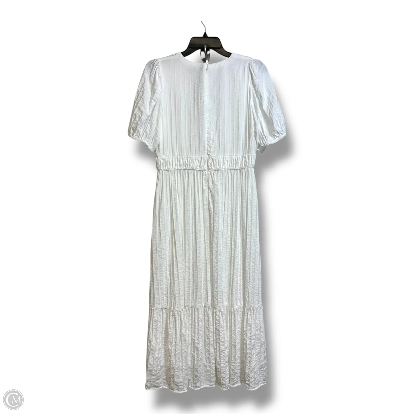 Dress Casual Midi By Loft In White, Size: 8