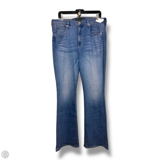 Jeans high rise Beverly skinny flare By Veronica Beard In Blue Denim, Size: 12
