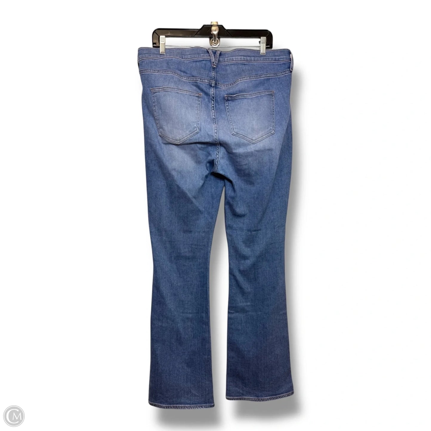 Jeans high rise Beverly skinny flare By Veronica Beard In Blue Denim, Size: 12