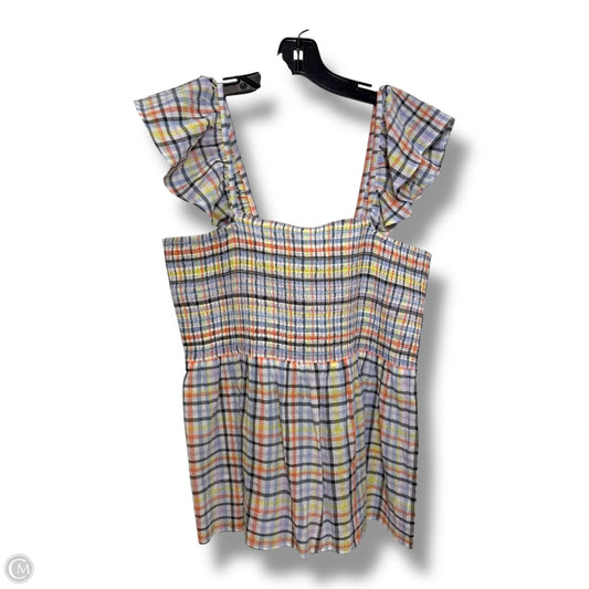 Top Sleeveless By Loft In Multi-colored, Size: M