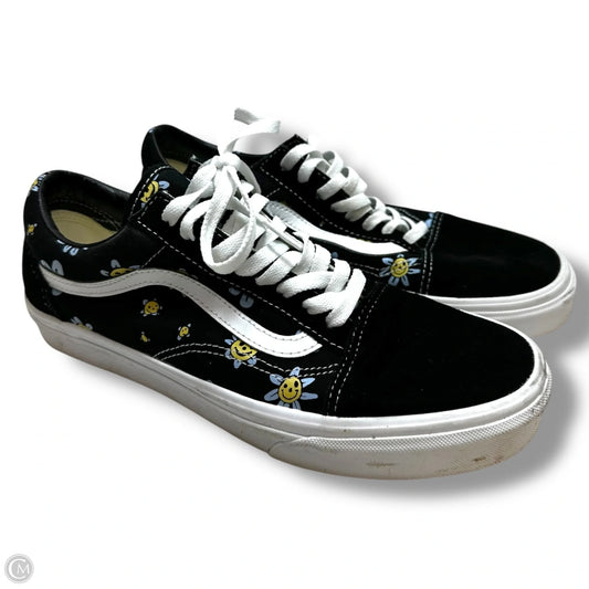 Shoes Sneakers By Vans In Black, Size: 10.5