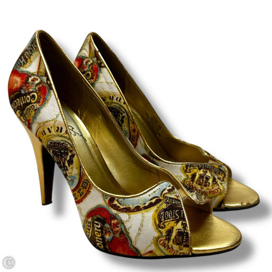 Shoes Heels Stiletto By Carlos By Carlos Santana In Gold, Size: 7.5