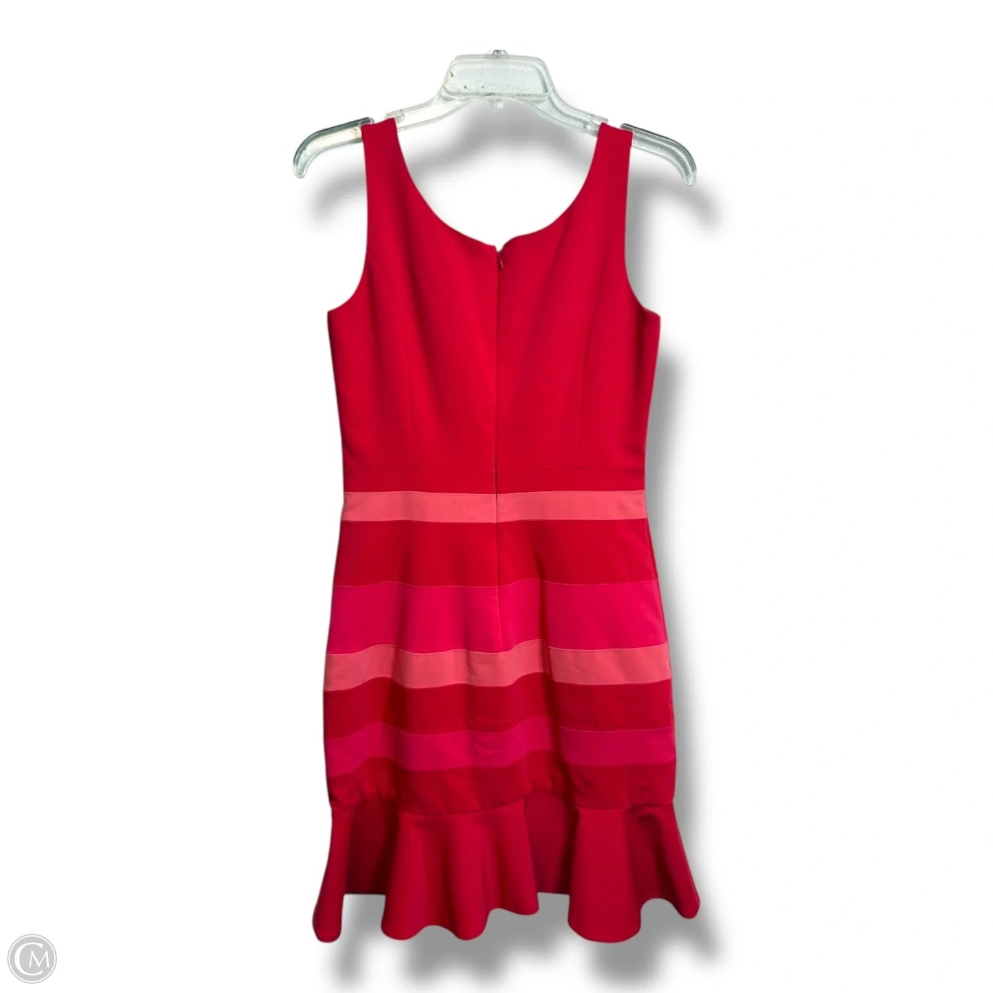Dress Casual Midi By Badgley Mischka In Red, Size: 6