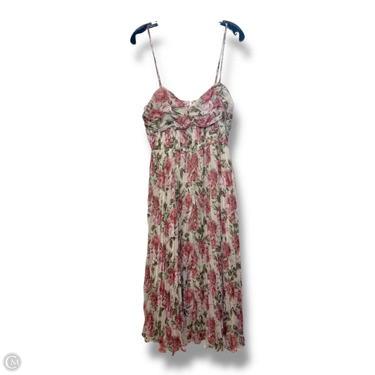 Dress Casual Maxi By Storia In Floral Print, Size: L