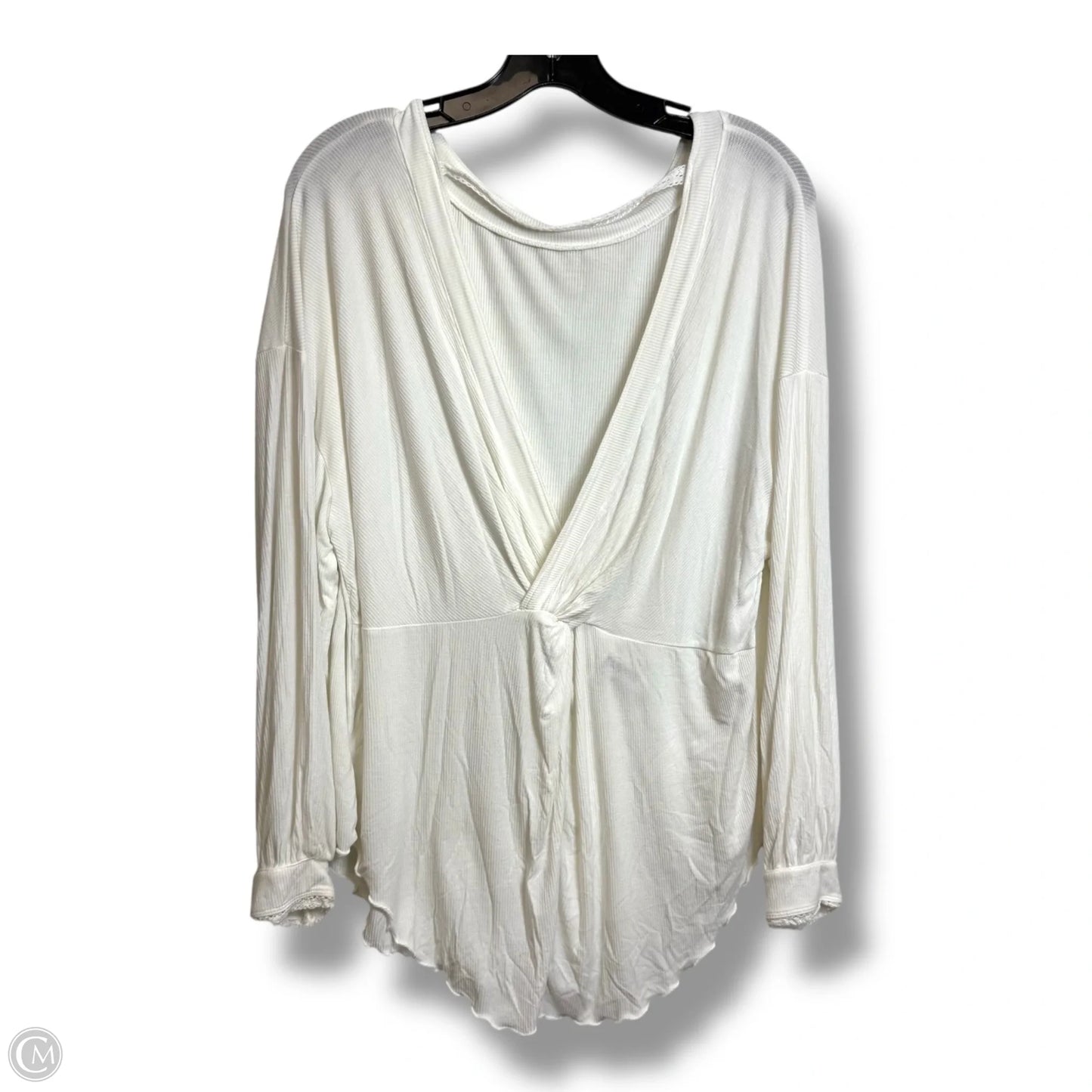 Top Long Sleeve By Free People In White, Size: Xs
