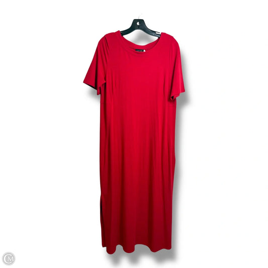 Dress Casual Maxi By J. Jill In Red, Size: S