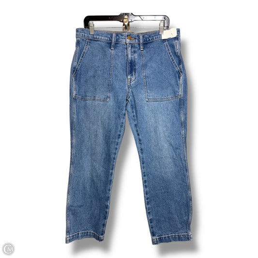 Jeans Wide Leg By J. Crew In Blue Denim, Size: 10