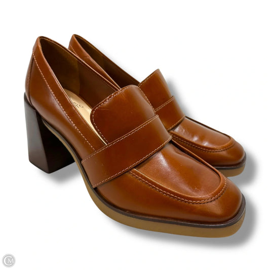 Shoes Heels Block By Vince Camuto In Brown, Size: 8.5