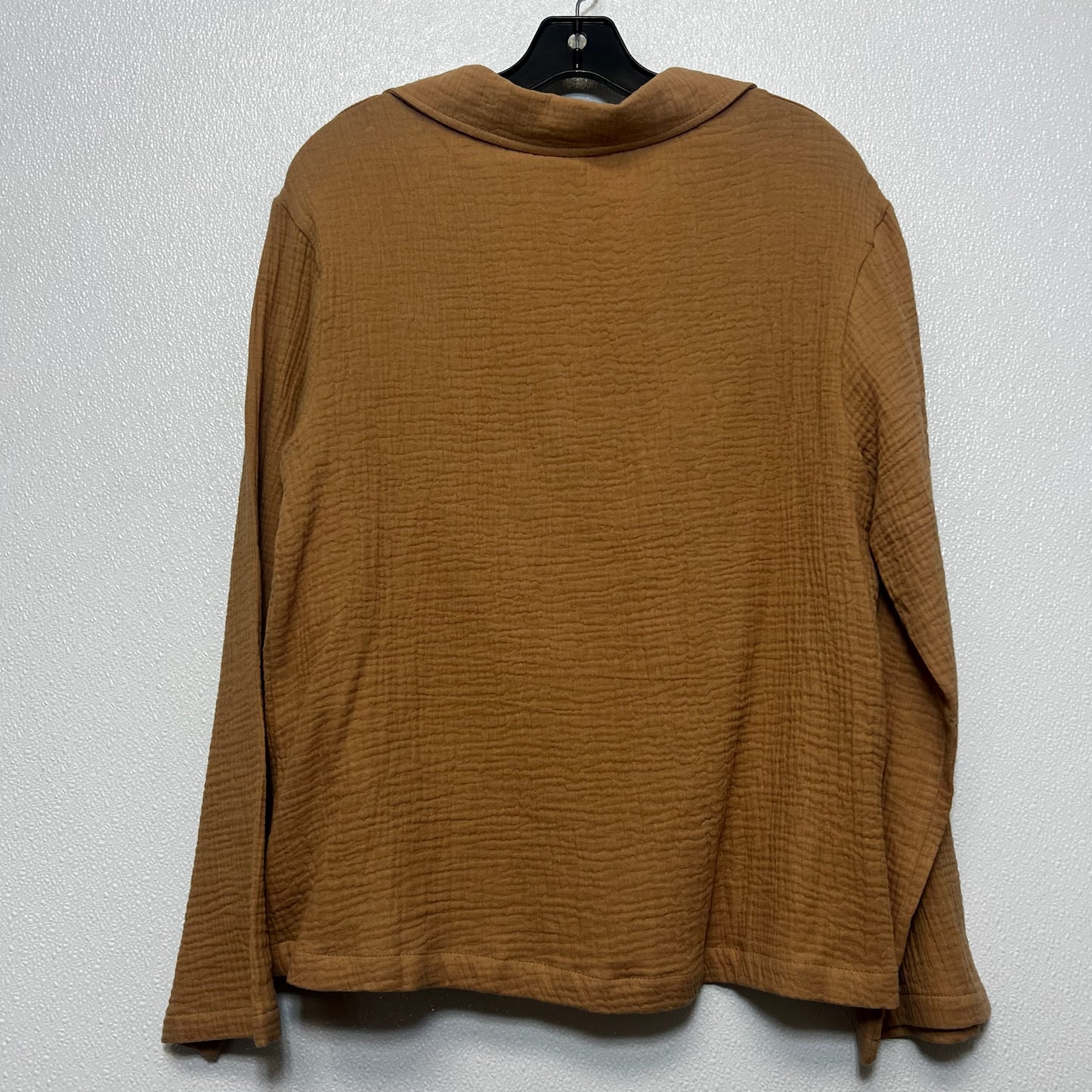 Top Long Sleeve By Clothes Mentor In Brown, Size: L