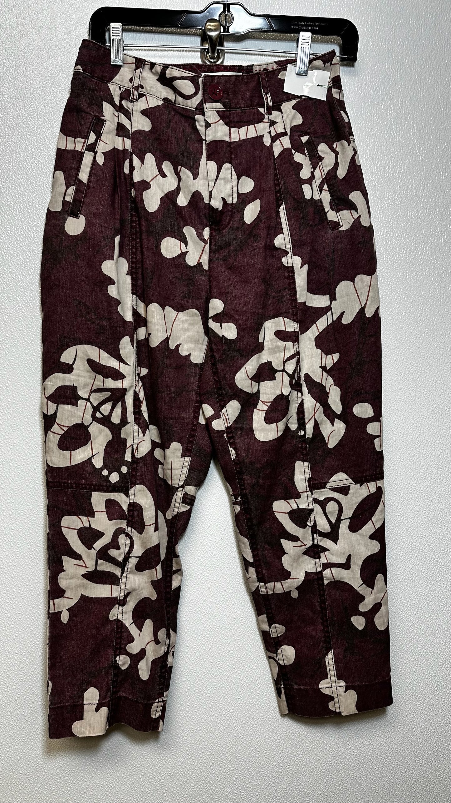 Red Pants Cargo & Utility Anthropologie, Size 4