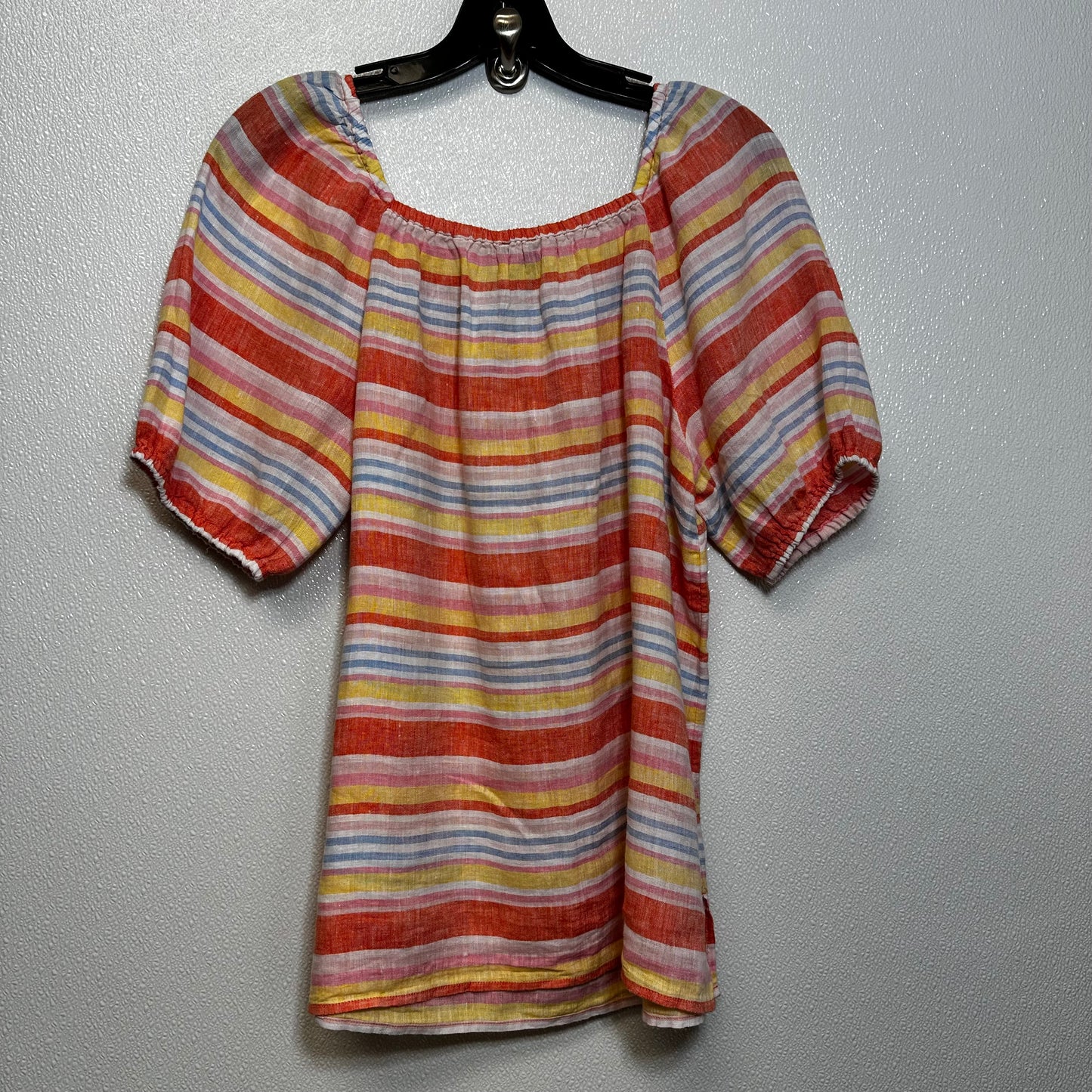 Striped Top Short Sleeve Talbots O, Size M