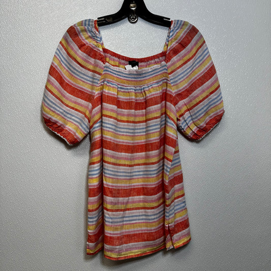 Striped Top Short Sleeve Talbots O, Size M